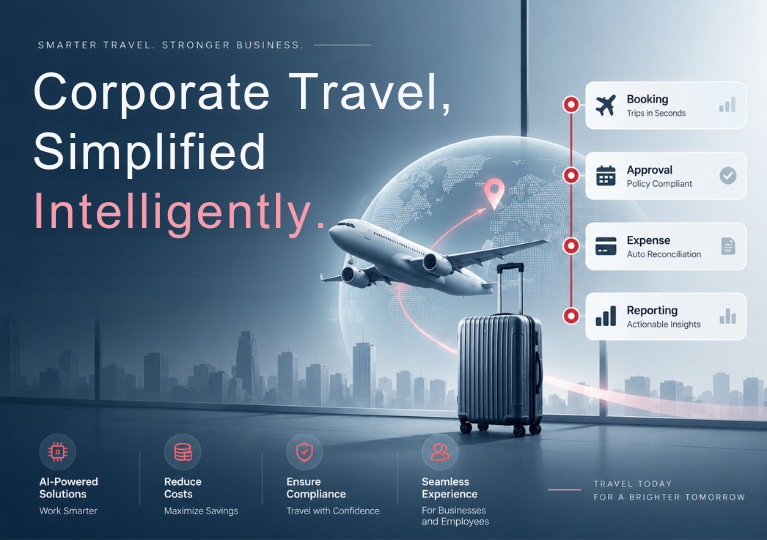 Corporate Travel, Simplified Intelligently with AI-Powered Travel Management
